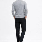 Back view of Merino Royal Turtleneck, full view