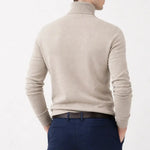 Back view of Merino Royal Turtleneck