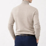 Back view of Merino Royal Turtleneck