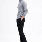 Side view of Merino Royal Turtleneck, opposite side