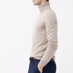 Side view of Merino Royal Turtleneck