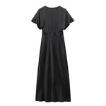 Back view of Midnight Silkes Dress