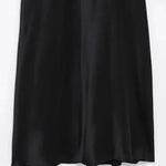 Close-up detail of Midnight Silkes Dress, hardware detail