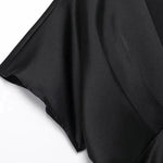 Close-up detail of Midnight Silkes Dress
