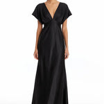 Midnight Silkes Dress shown in a lifestyle setting