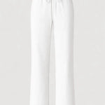 Front view of White Mira Coast Pants
