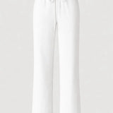 Front view of White Mira Coast Pants