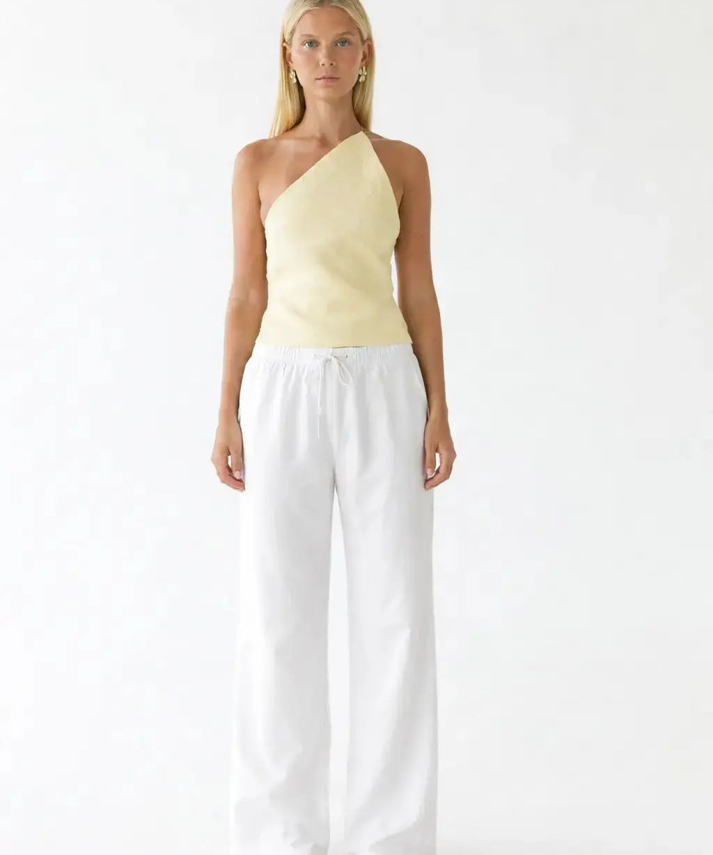 Mira Coast Pants shown in a lifestyle setting