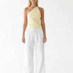 Mira Coast Pants shown in a lifestyle setting