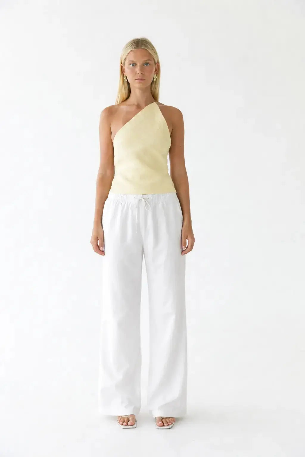 Mira Coast Pants shown in a lifestyle setting