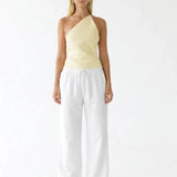 Mira Coast Pants shown in a lifestyle setting
