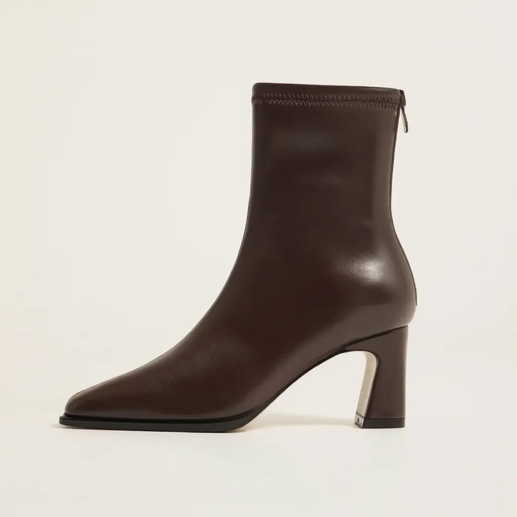 Side view of Brown Mirelle Boots
