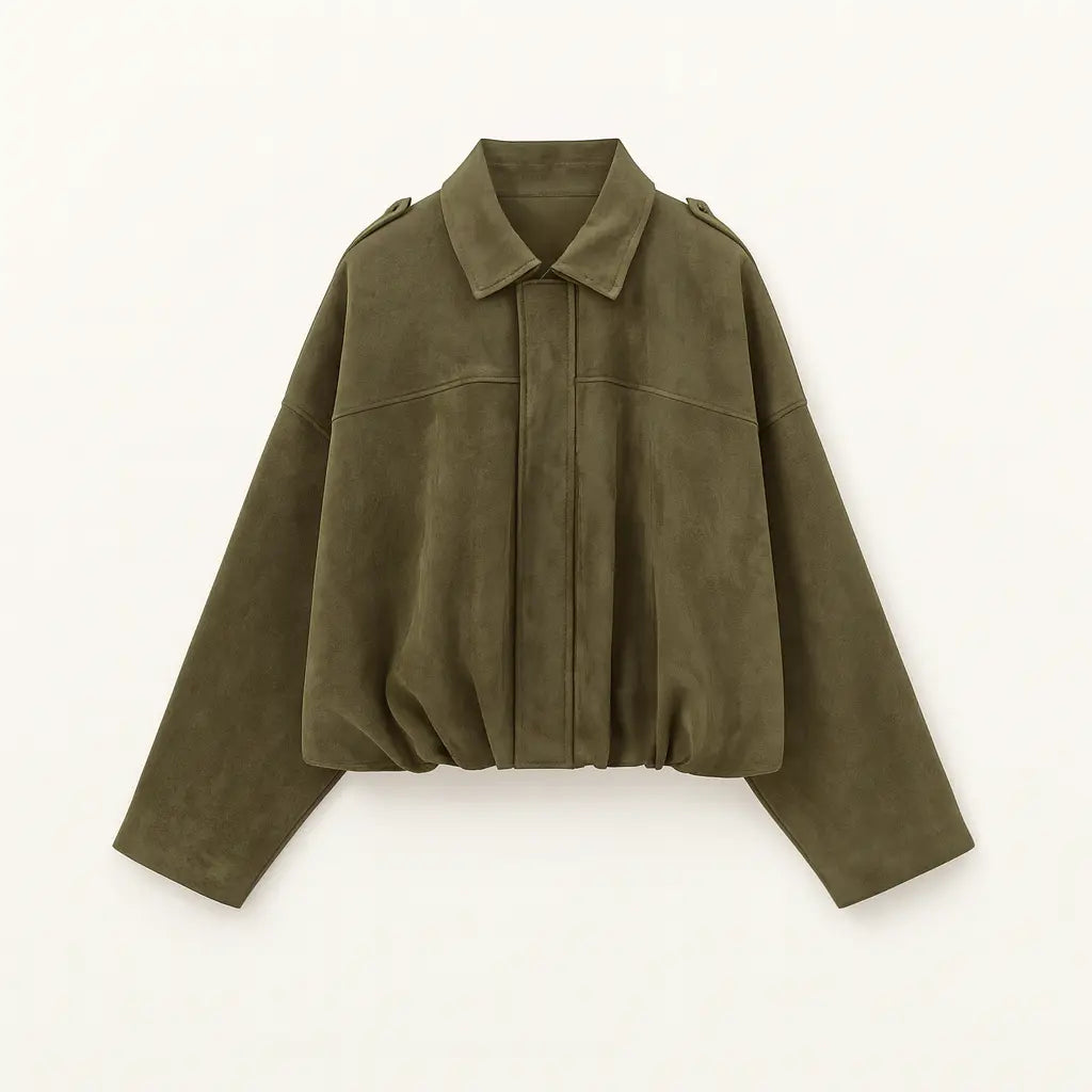 Front view of Heritage Olive Mokaro Jacket