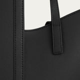 Close-up detail of Monarch Tote, construction detail