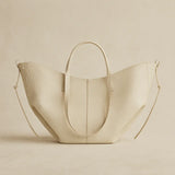 Front view of White Monarch Tote