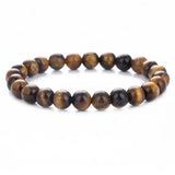 Front view of Natural Stone Bracelet, alternate view