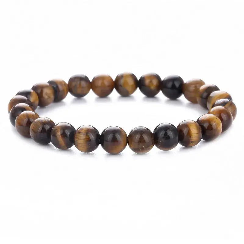 Front view of Natural Stone Bracelet, alternate view