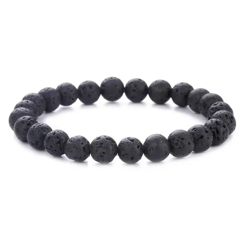 Front view of Natural Stone Bracelet