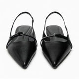 Three-quarter view of Nero Piatto Shoes, alternate view