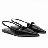 Three-quarter view of Nero Piatto Shoes