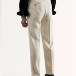 Nice Trousers Limited Edition shown in a lifestyle setting, full length view