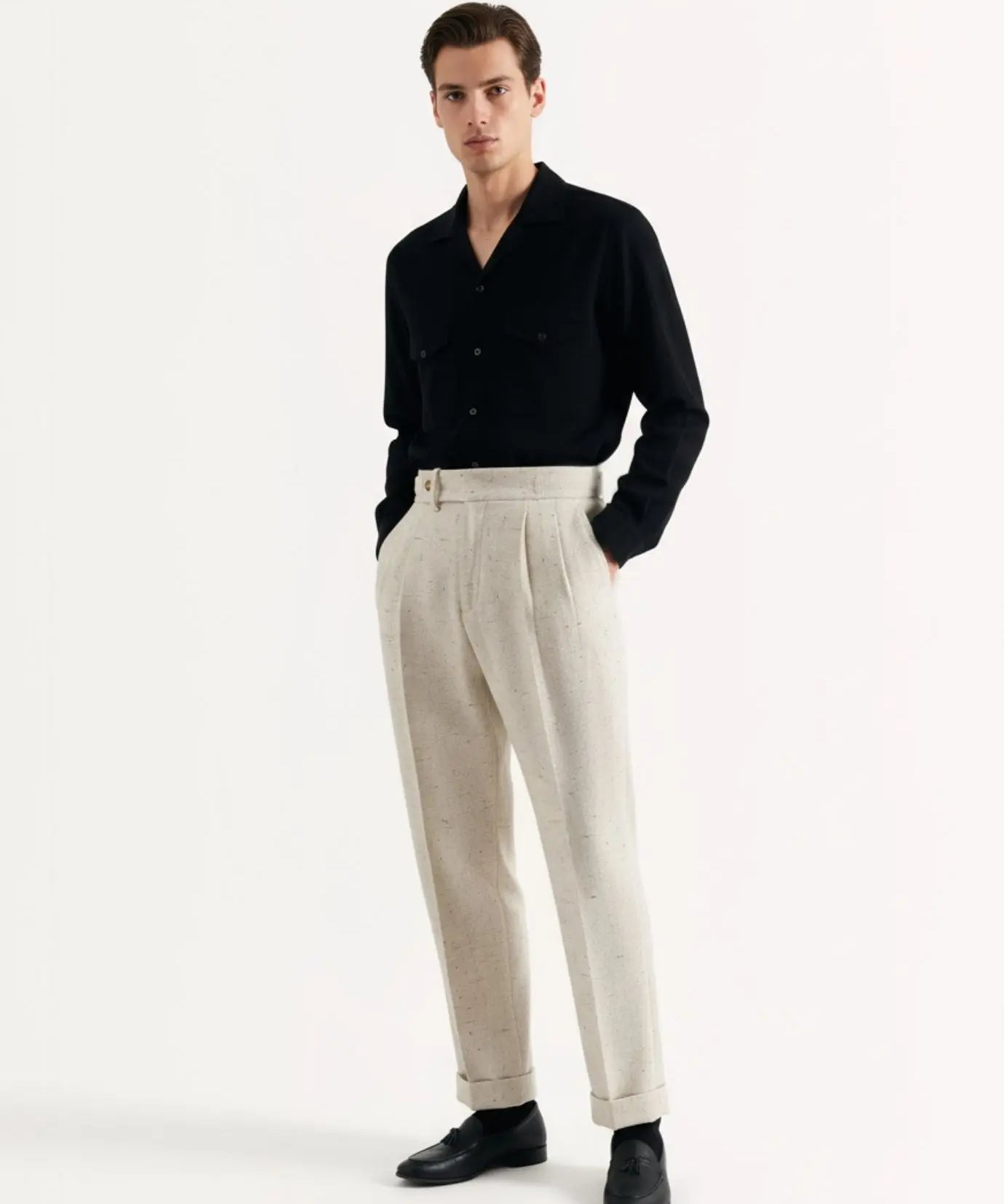 Nice Trousers Limited Edition shown in a lifestyle setting