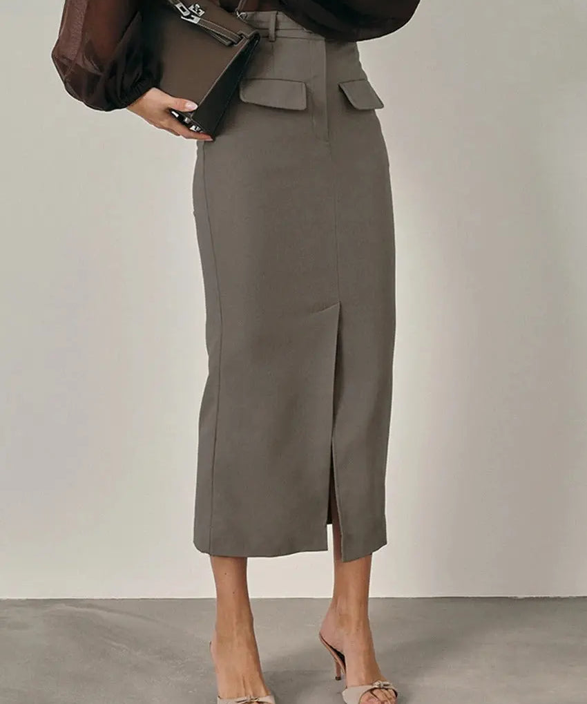 Nina Skirt shown in a lifestyle setting