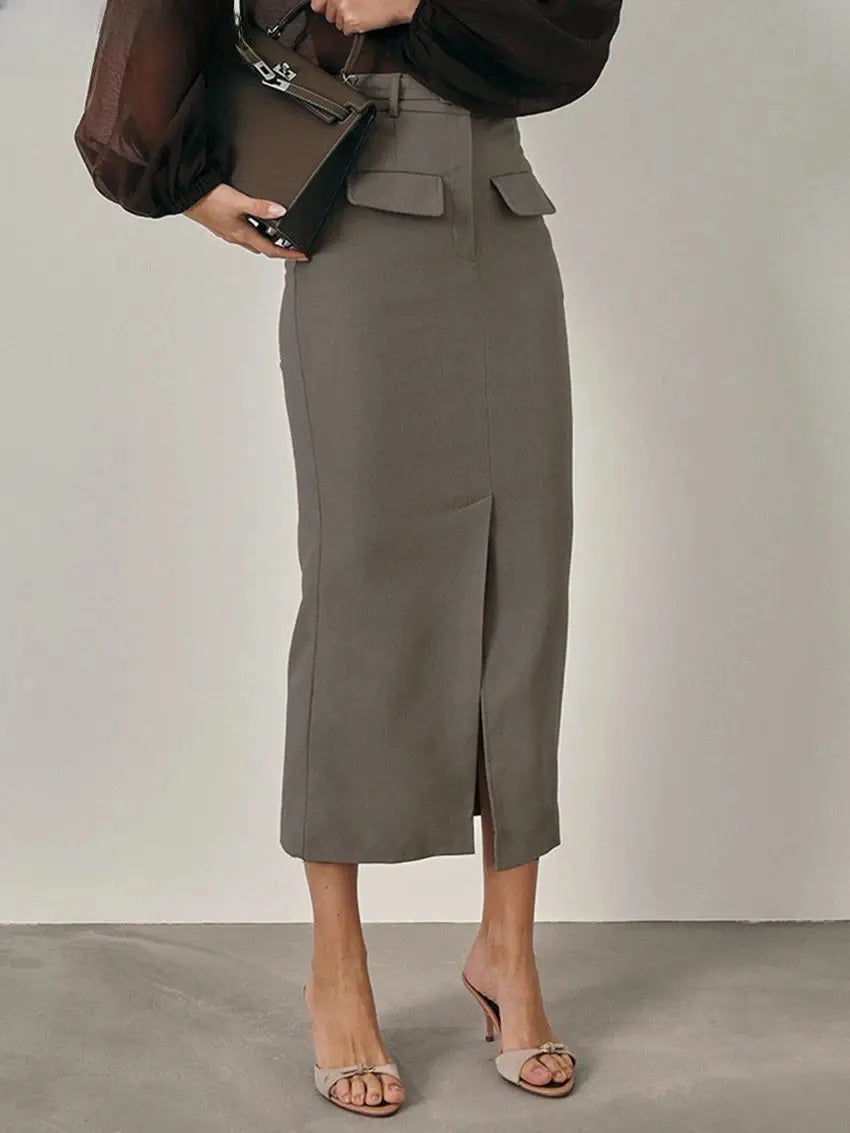 Nina Skirt shown in a lifestyle setting