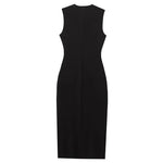 Back view of Noir Silhouette Dress