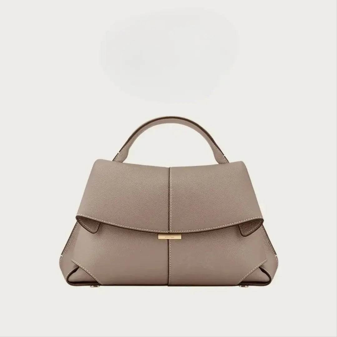 Front view of Beige Nomi Bag