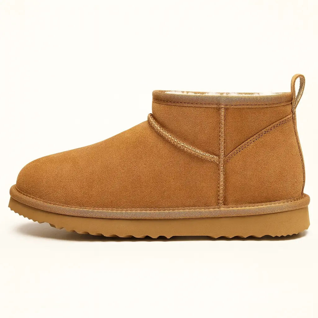 Side view of Beige Nordelle Shoes