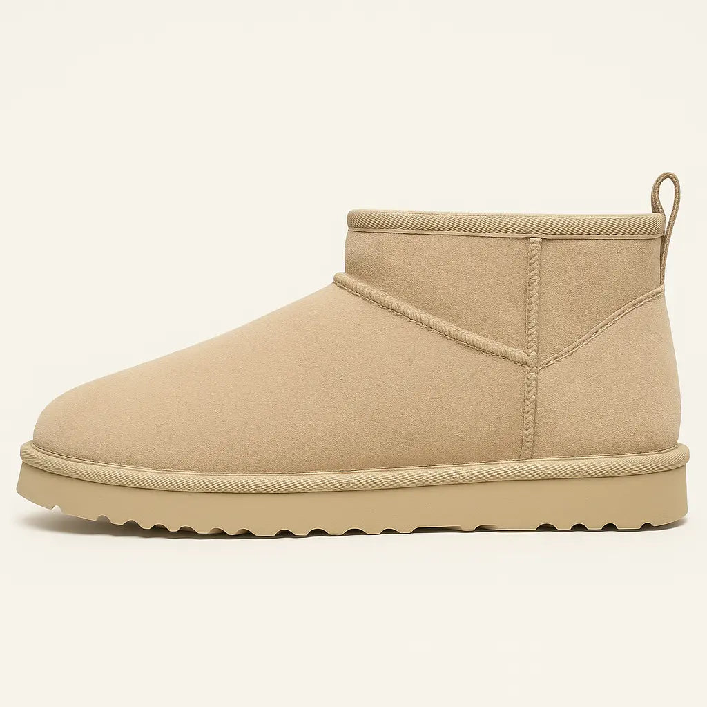 Side view of Sand Nordelle Shoes
