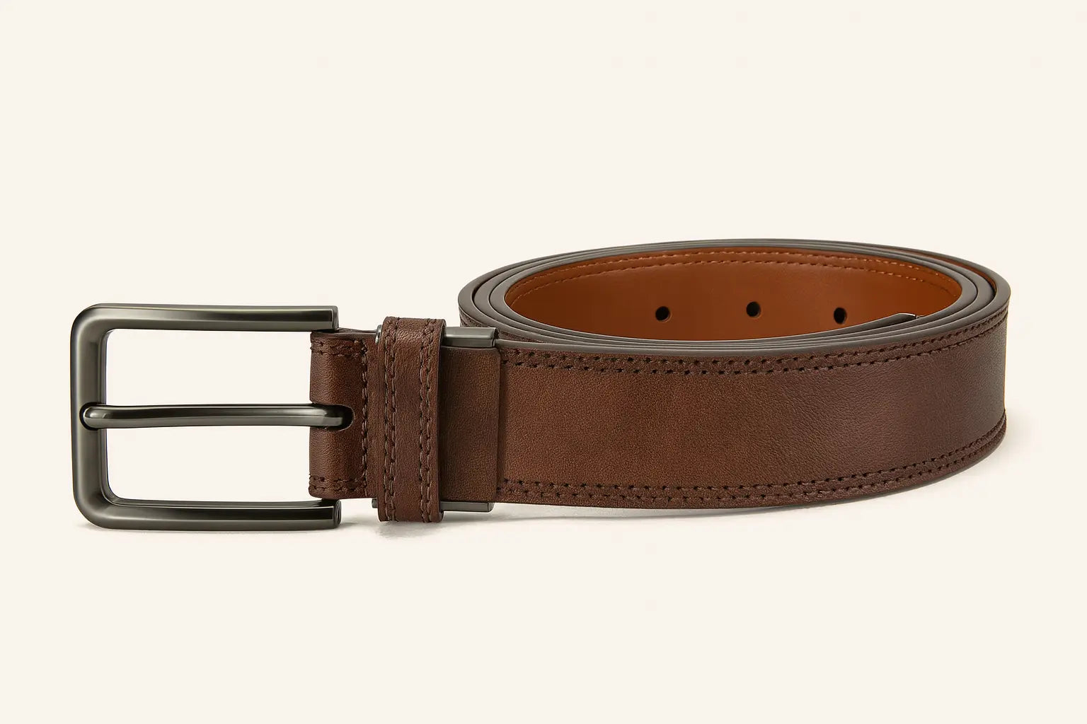 Front view of Nordic Leather Belt
