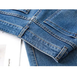 Close-up detail of Nova Waist Jeans