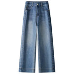 Front view of Blue Nova Waist Jeans