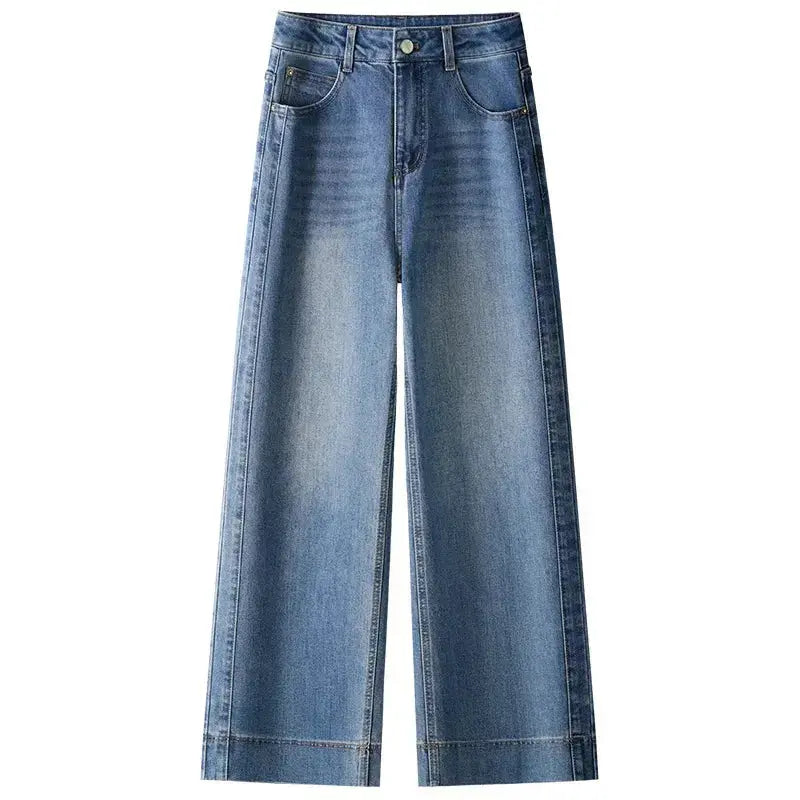 Front view of Blue Nova Waist Jeans