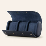 Front view of Blue Travel Watch Holder