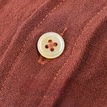Close-up detail of Old Money Retro Style Shirt, hardware detail