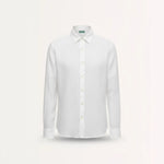 Front view of White Old Money Retro Style Shirt