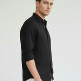 Side view of Old Money Retro Style Shirt