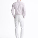 Back view of Old Money Stretch Button-up Shirt, alternate angle