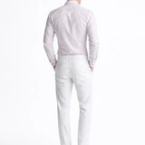 Back view of Old Money Stretch Button-up Shirt, alternate angle