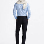 Back view of Old Money Stretch Button-up Shirt, alternate view