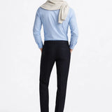 Back view of Old Money Stretch Button-up Shirt, alternate view