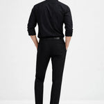 Back view of Old Money Stretch Button-up Shirt