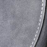 Close-up detail of Old Money Suede Loafers