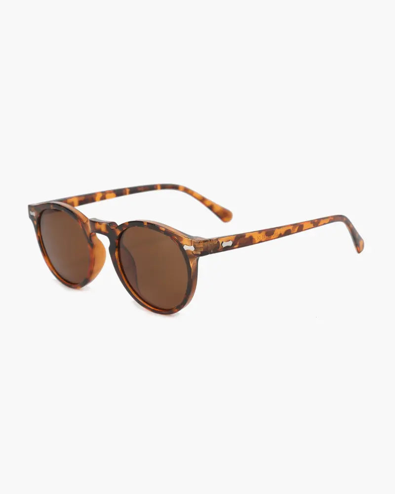 Front view of Old Money Sunglasses, close up