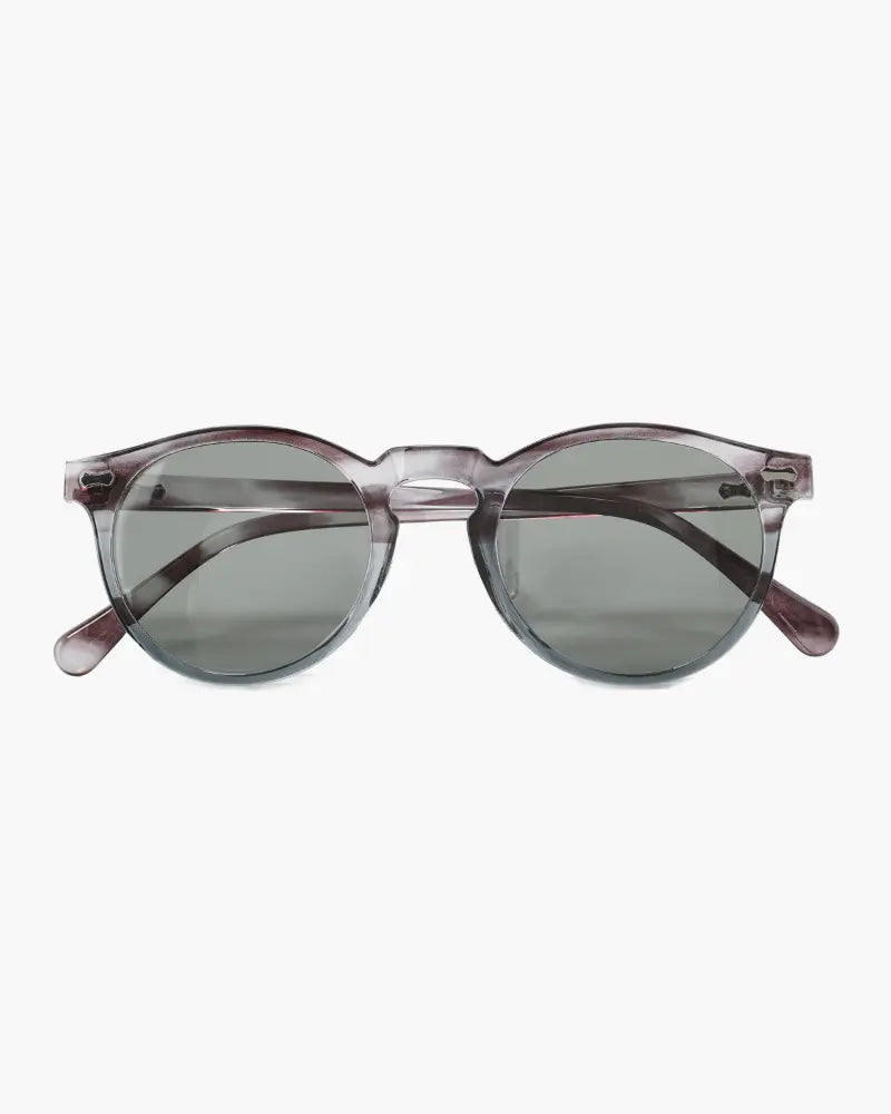 Front view of Transparant Old Money Sunglasses