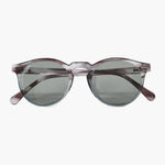 Front view of Transparant Old Money Sunglasses