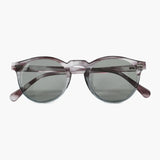 Front view of Transparant Old Money Sunglasses